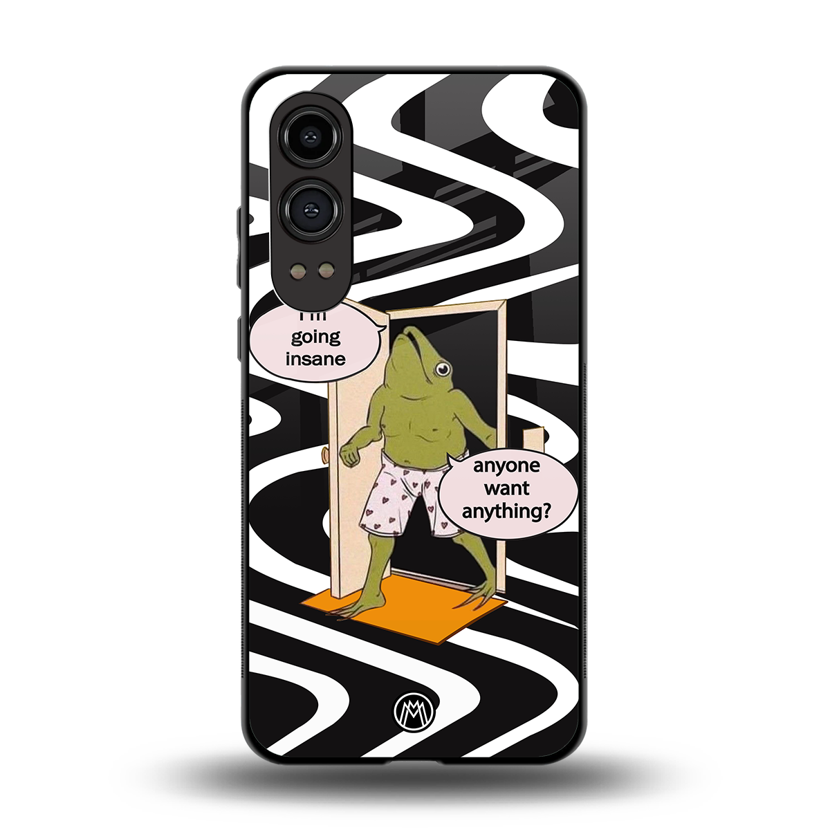 going insane back phone cover | glass case for oneplus nord ce 4 lite