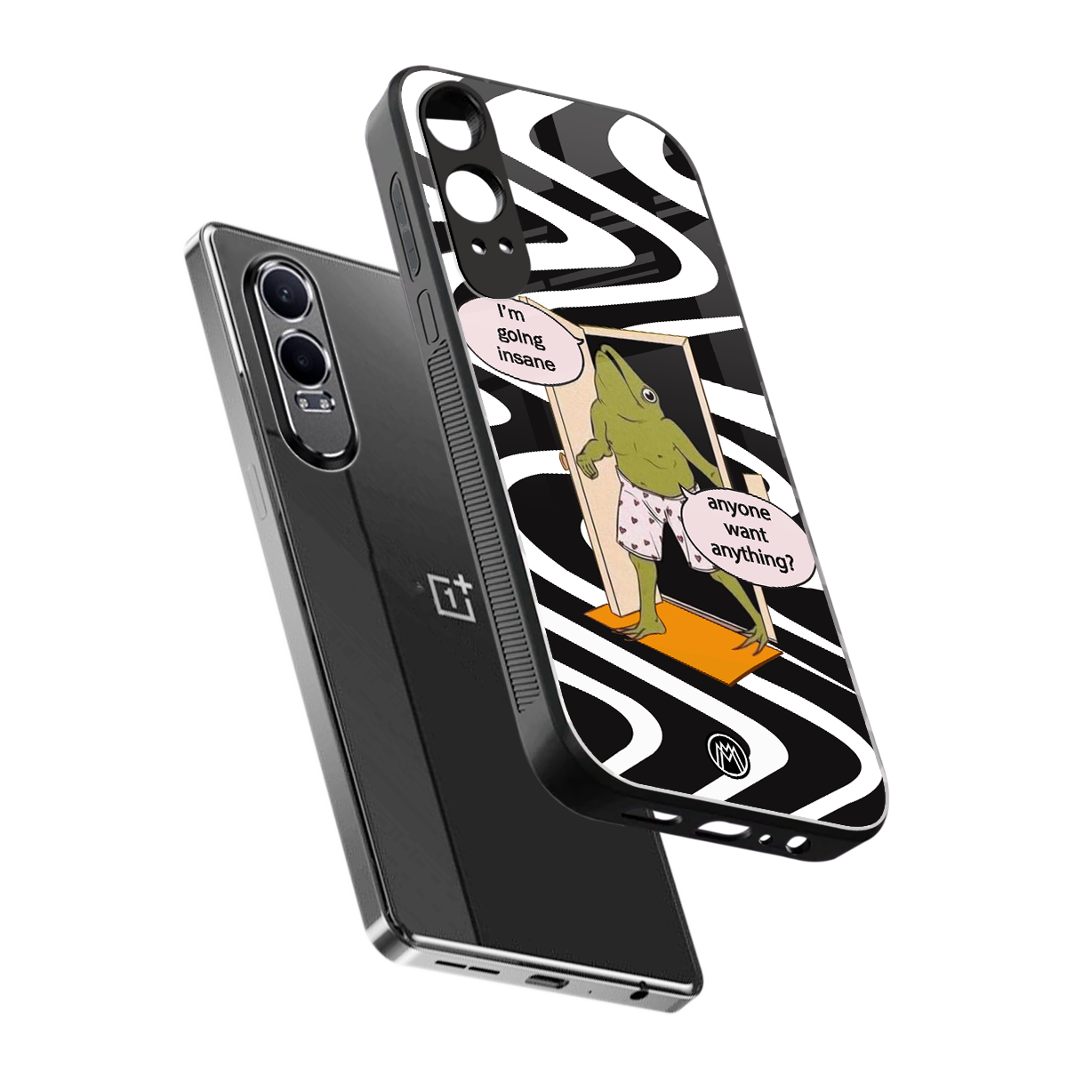 going insane back phone cover | glass case for oneplus nord ce 4 lite