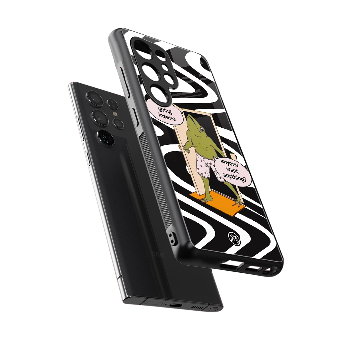 going insane back phone cover | glass case for samsung galaxy s25 ultra
