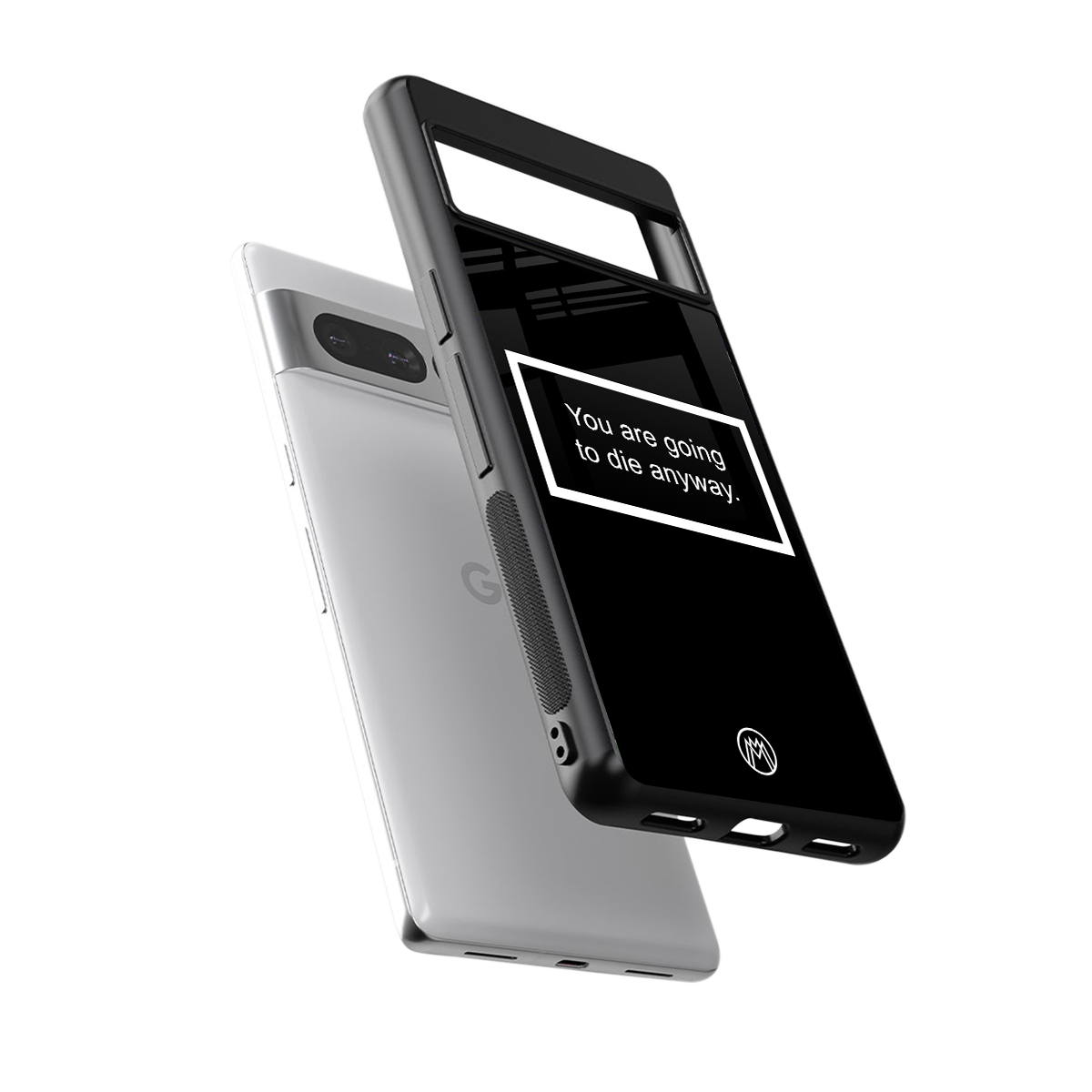 going to die black edition back phone cover | glass case for google pixel 7 pro