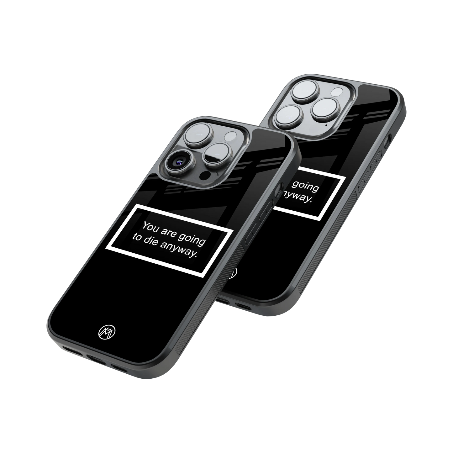 Protective Glass Back Phone Case Compatible with iPhone, Samsung, OnePlus, Pixel & More