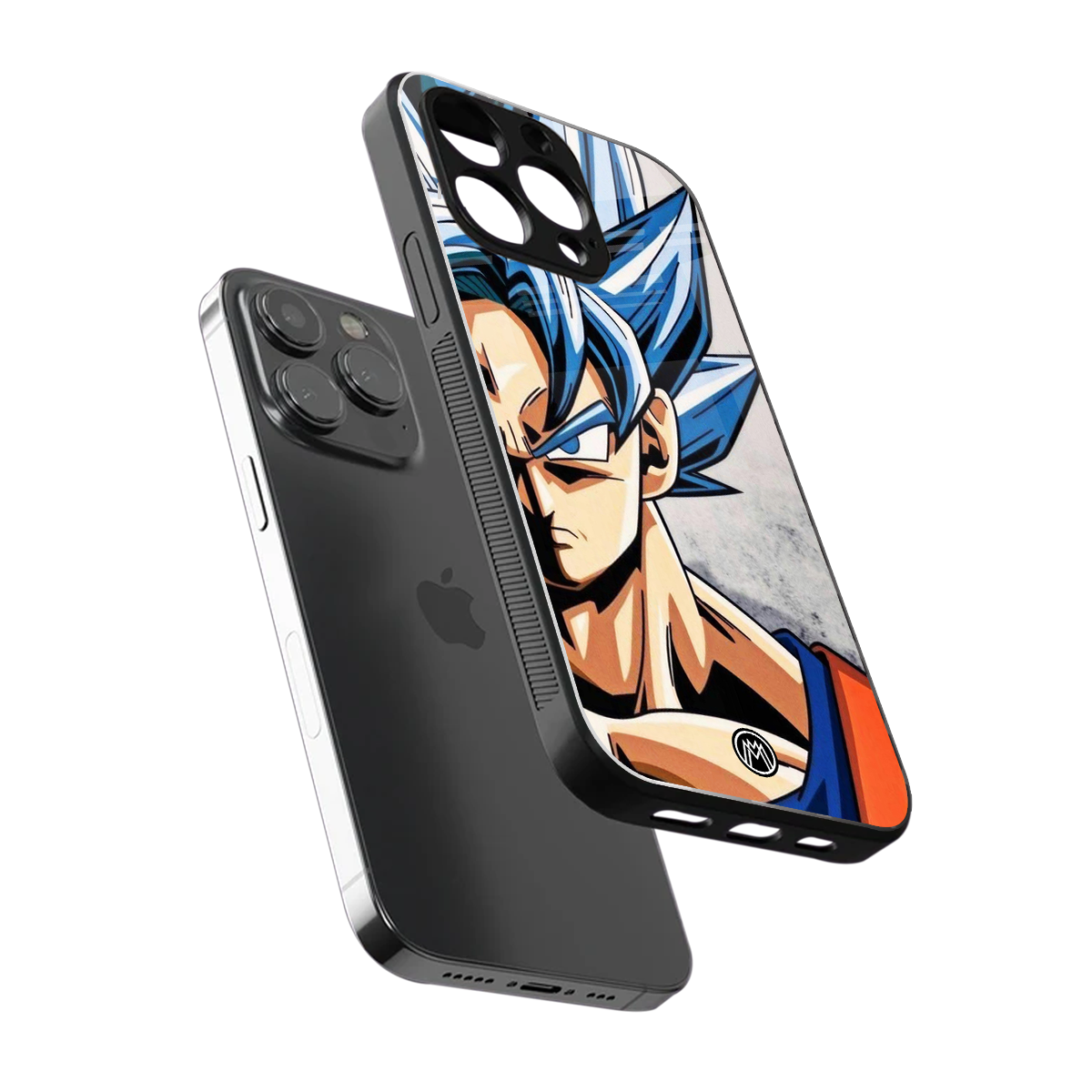 goku dragon ball z anime back phone cover | glass case for iphone 16 pro max