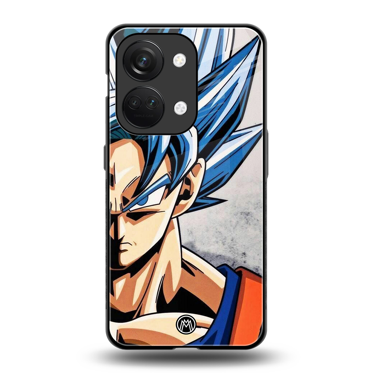 goku dragon ball z anime back phone cover | glass case for oneplus nord 3