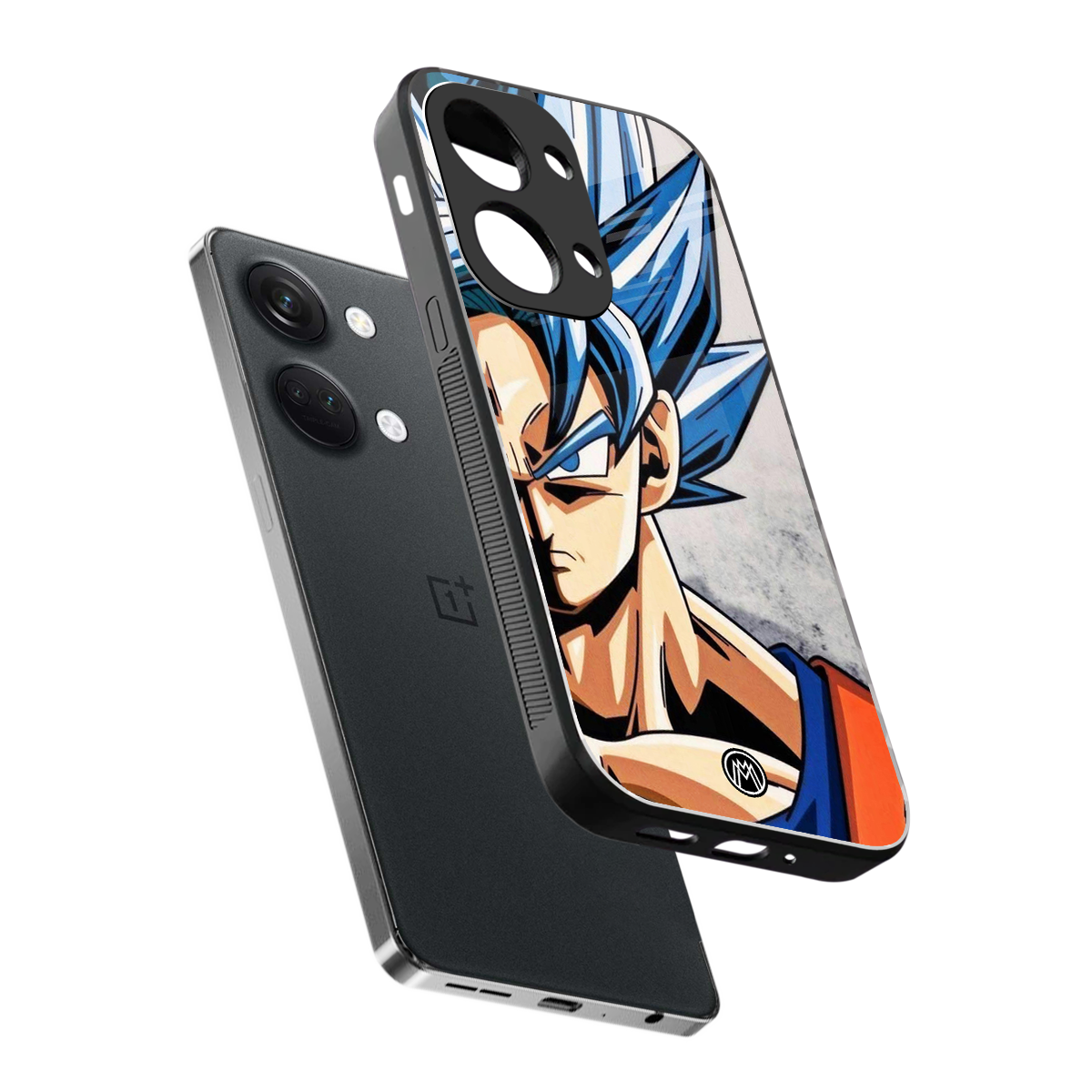 goku dragon ball z anime back phone cover | glass case for oneplus nord 3