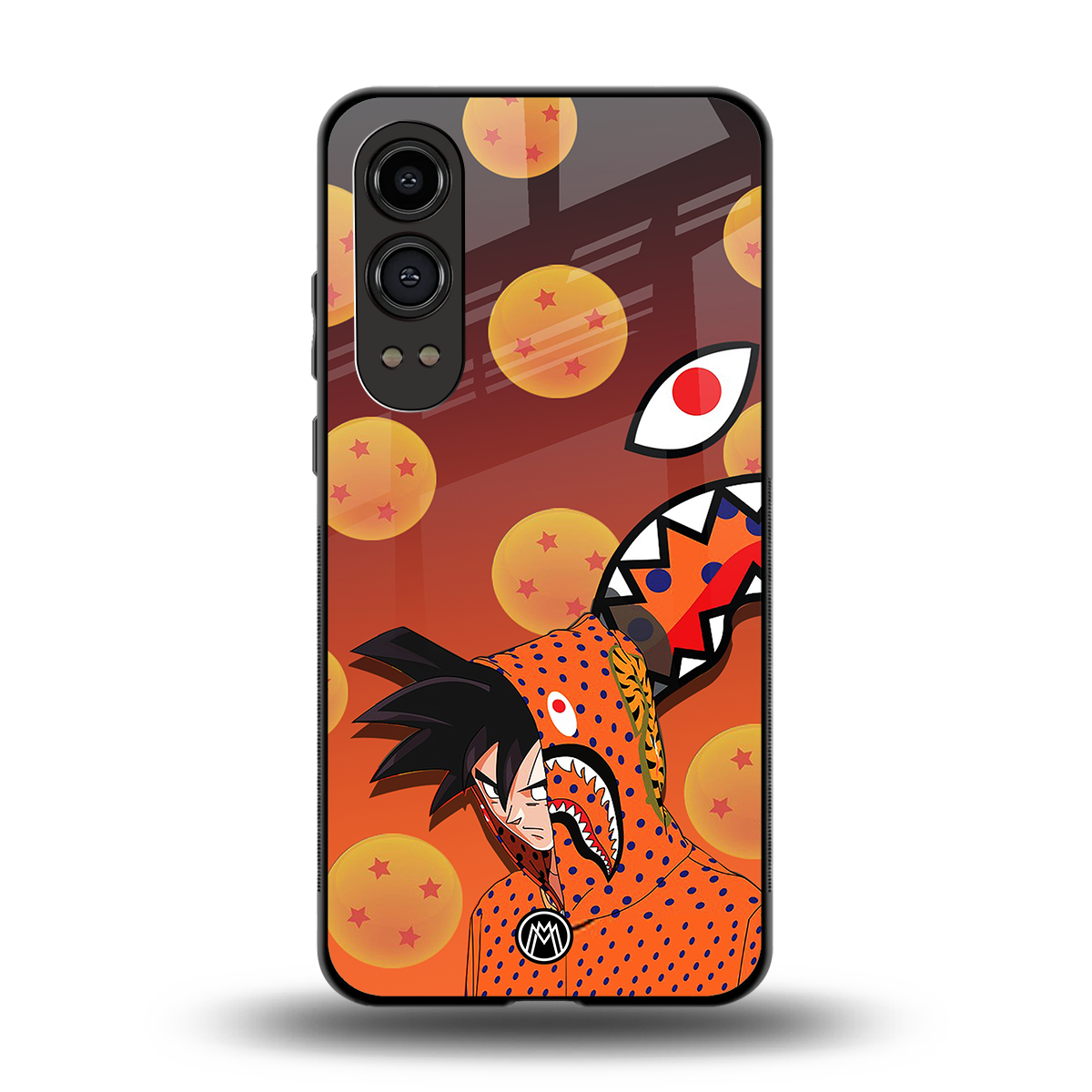 goku back phone cover | glass case for oneplus nord ce 4 lite