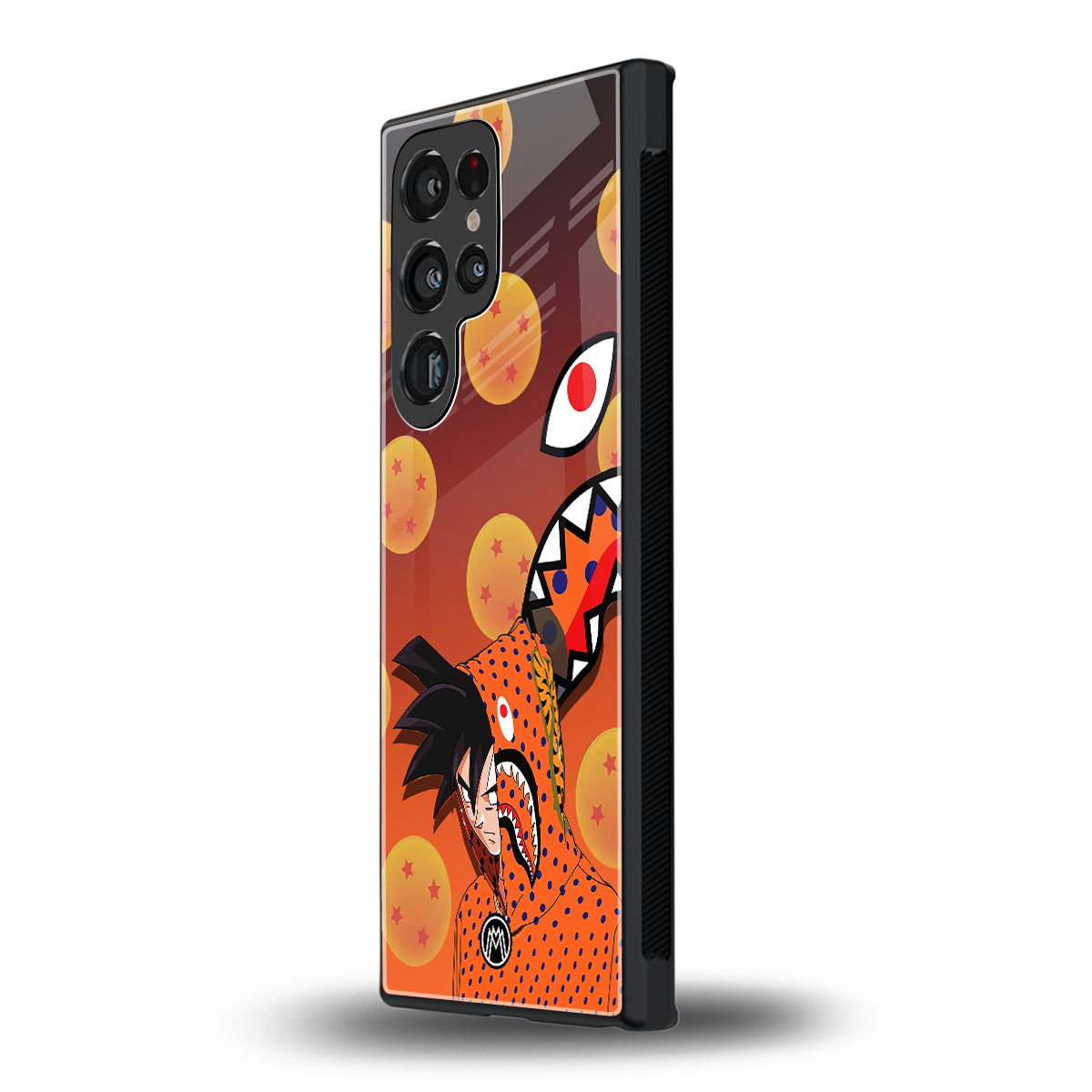 goku back phone cover | glass case for samsung galaxy s23 ultra