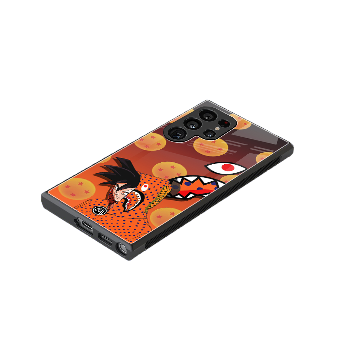 goku back phone cover | glass case for samsung galaxy s23 ultra