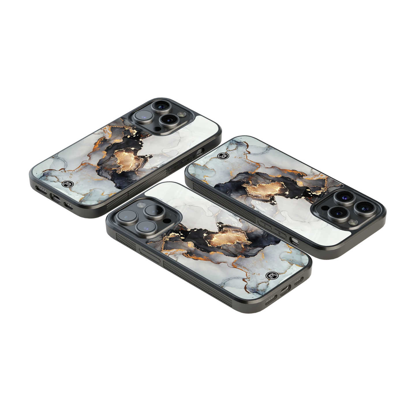 Luxury Glass Back Mobile Cover for iPhone, Samsung Galaxy, OnePlus, Pixel, Redmi & More