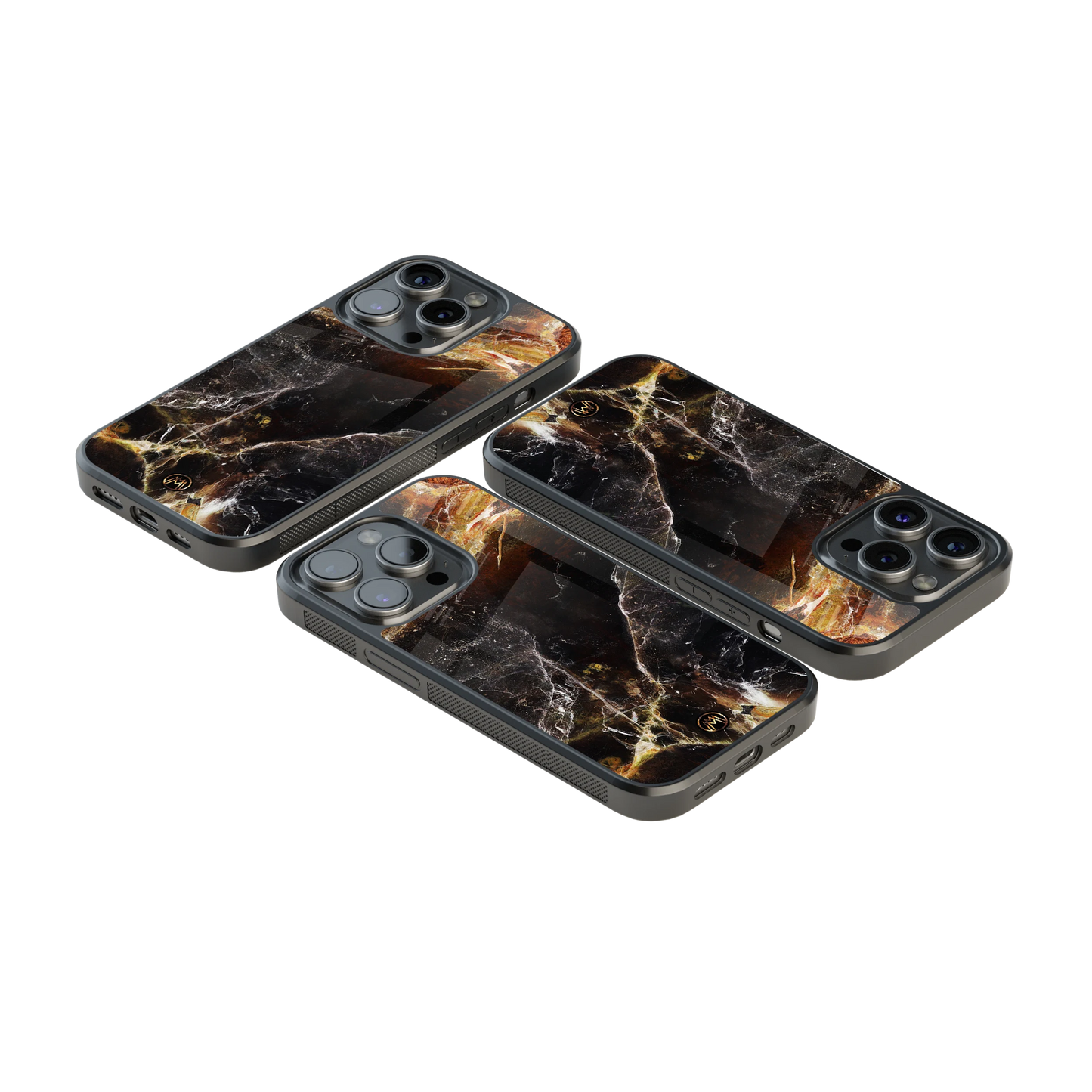 Luxury Glass Back Mobile Cover for iPhone, Samsung Galaxy, OnePlus, Pixel, Redmi & More