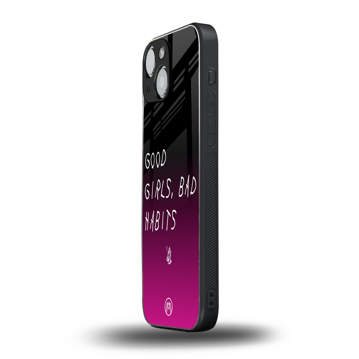 good girls bad habits back phone cover | glass case for iphone 13 mini