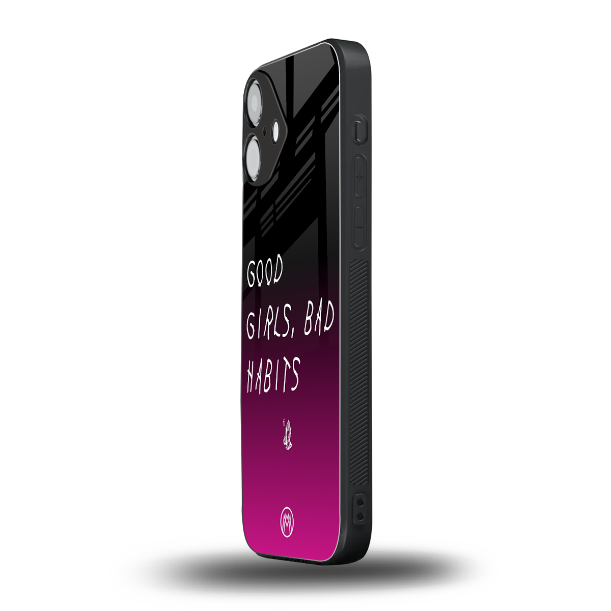 good girls bad habits back phone cover | glass case for iphone 16 plus