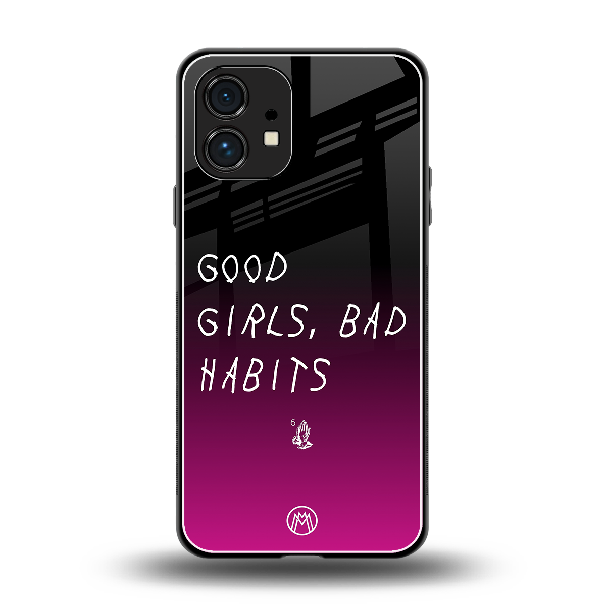 good girls bad habits back phone cover | glass case for nothing phone 1