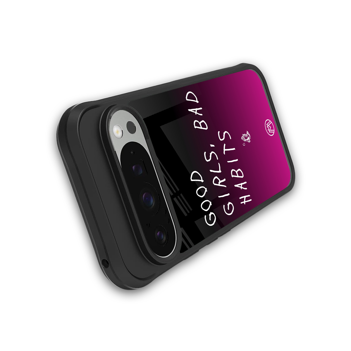 good girls bad habits back phone cover | glass case for google pixel 9 pro