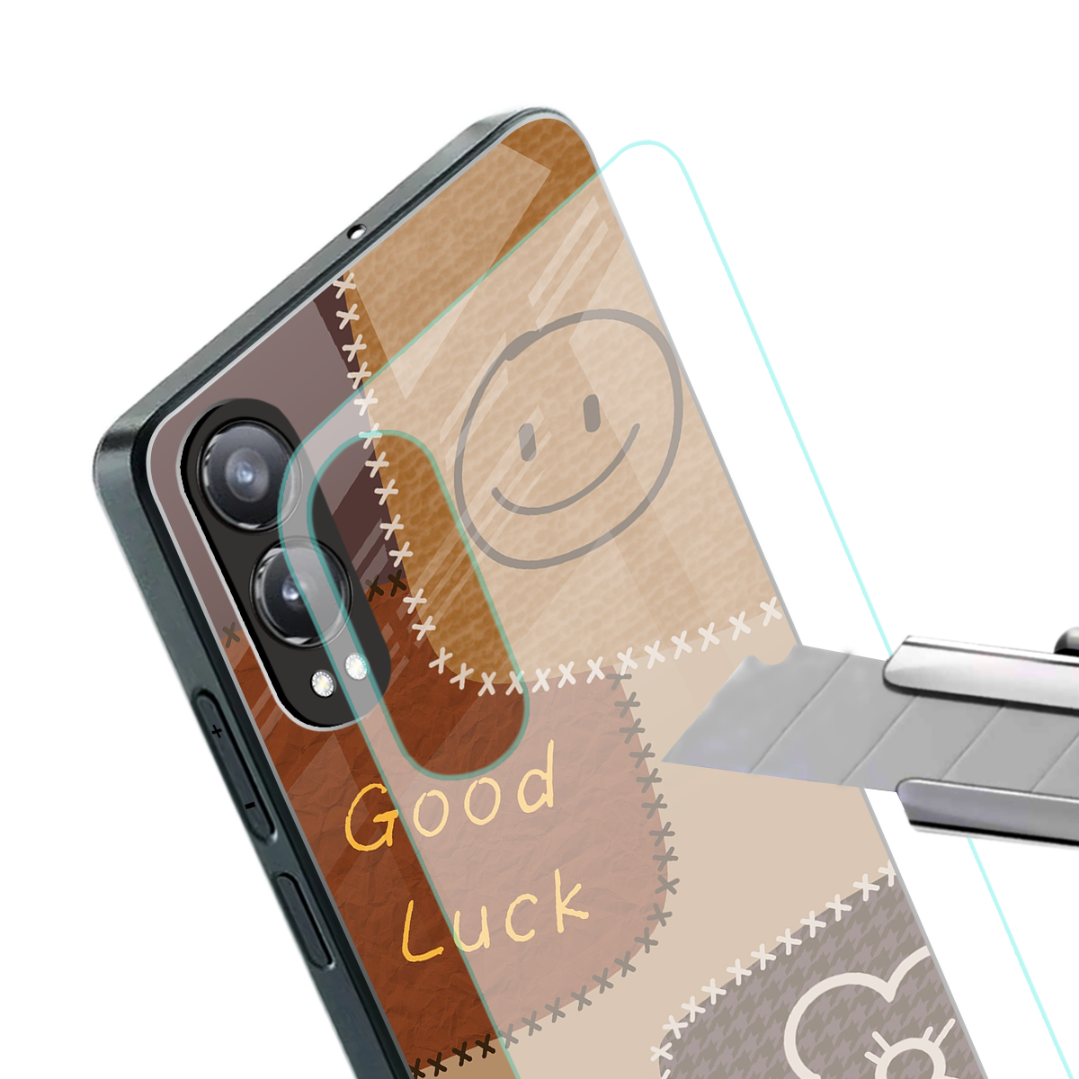 good luck back phone cover | glass case for oneplus nord ce 4 lite