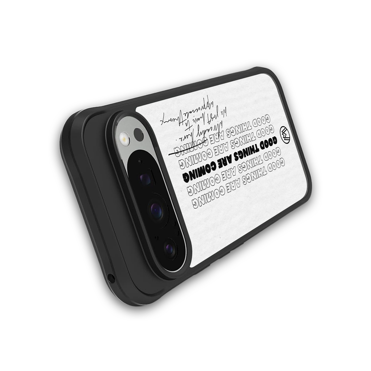 good things are here back phone cover | glass case for google pixel 9 pro