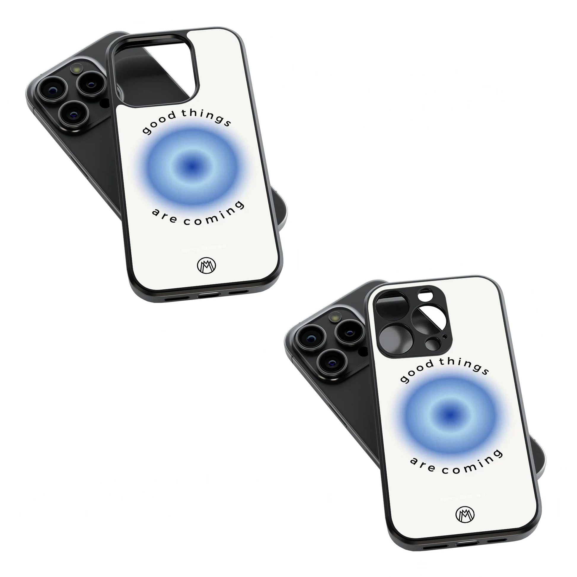 Trendy Glass Back Mobile Case for iPhone, Samsung, Redmi, OnePlus, Google Pixel, Motorola