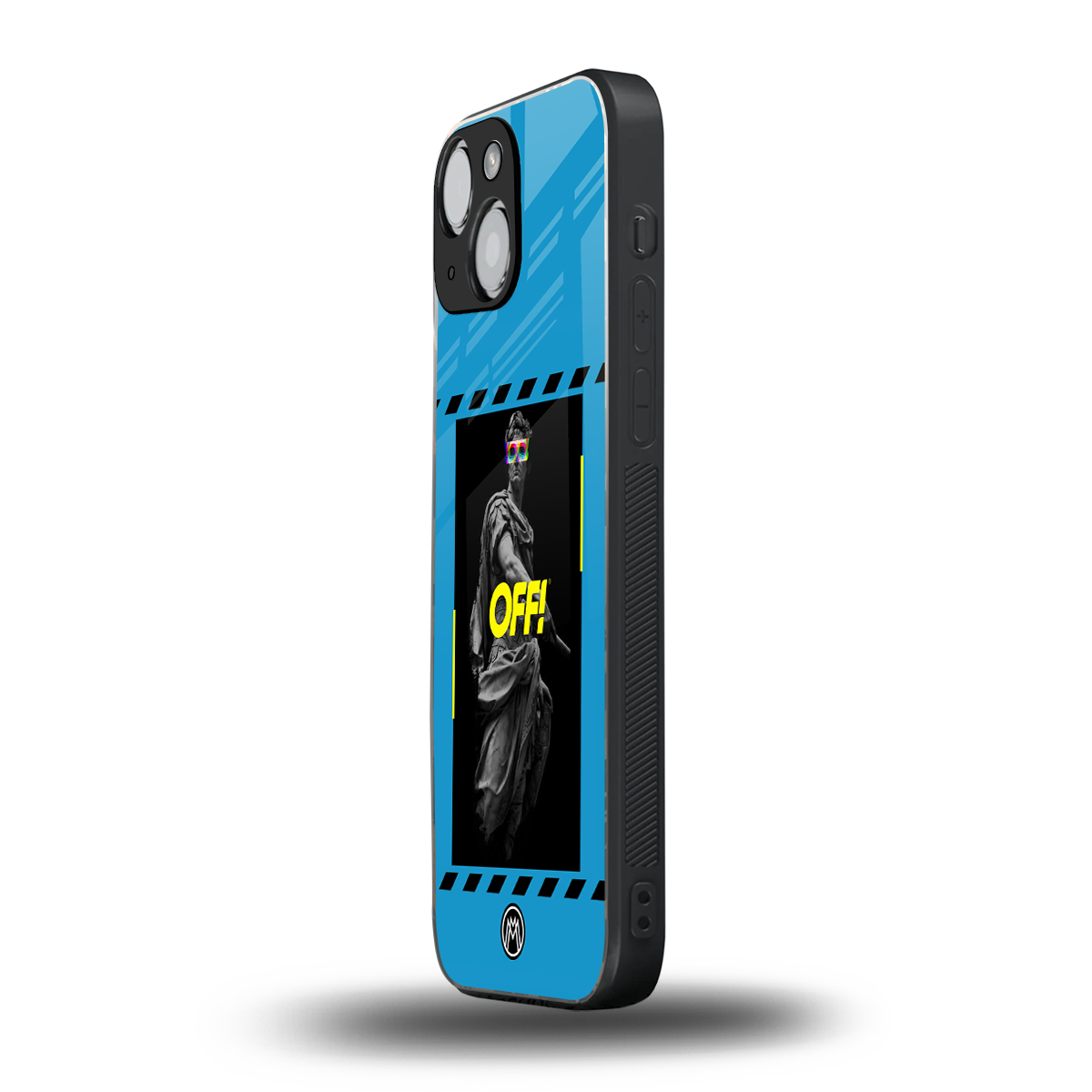 groovy caesar back phone cover | glass case for iphone 13 mini