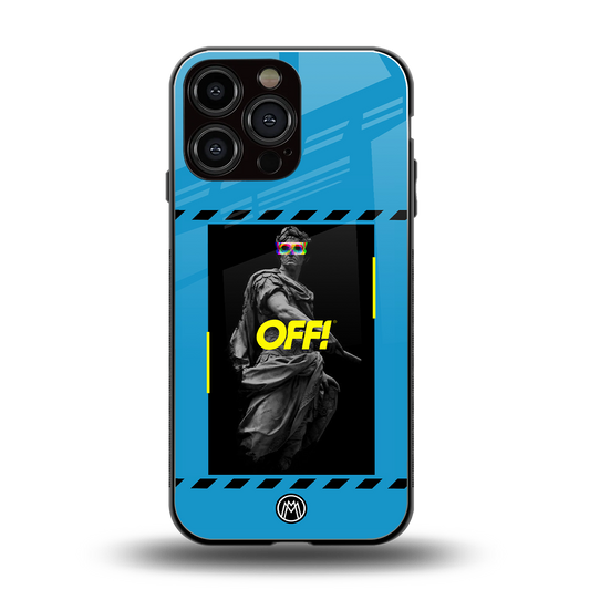 groovy caesar back phone cover | glass case for iphone 14 pro max