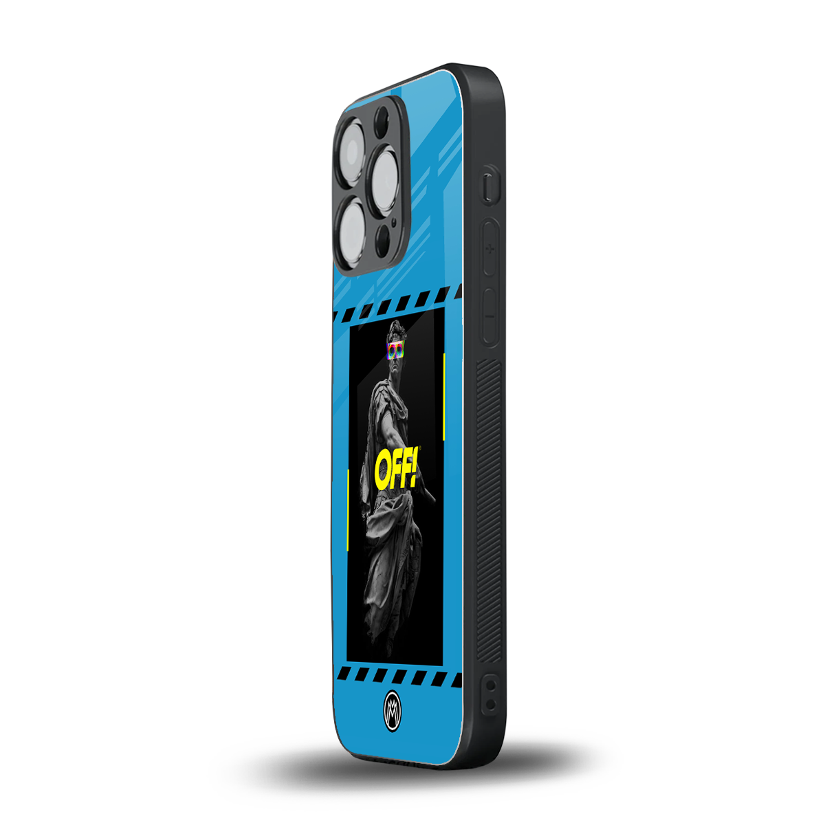 groovy caesar back phone cover | glass case for iphone 14 pro