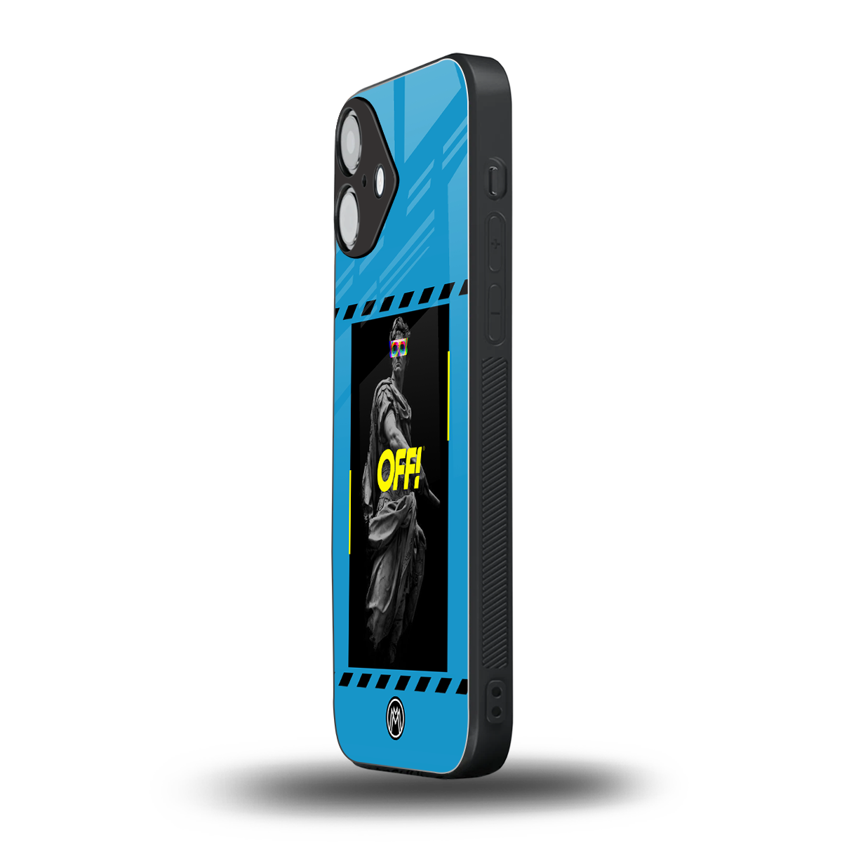 groovy caesar back phone cover | glass case for iphone 16 plus