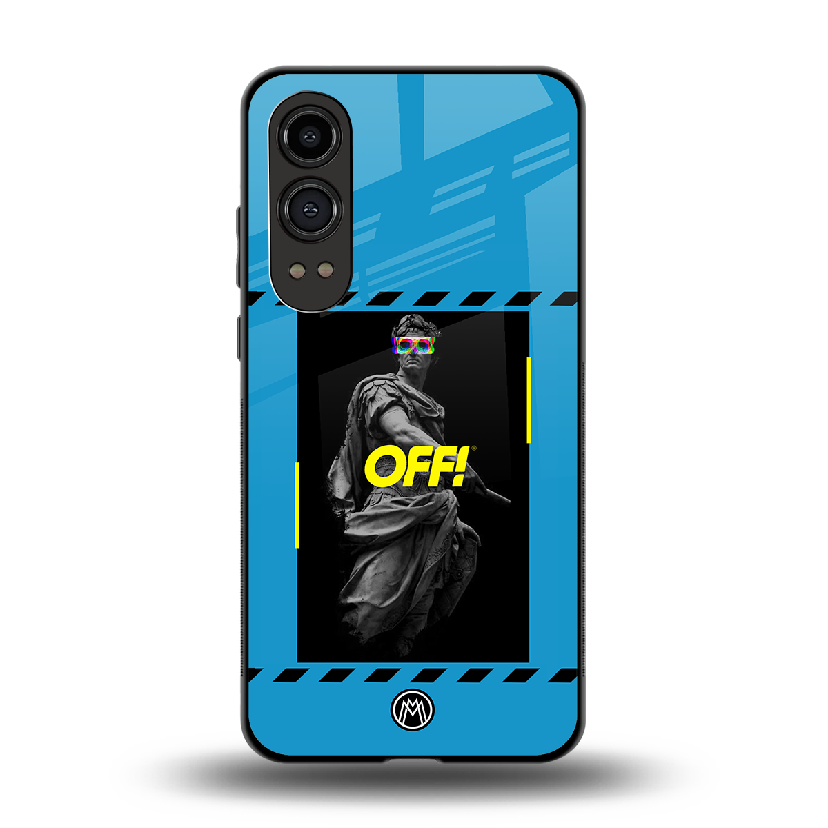 groovy caesar back phone cover | glass case for oneplus nord ce 4 lite