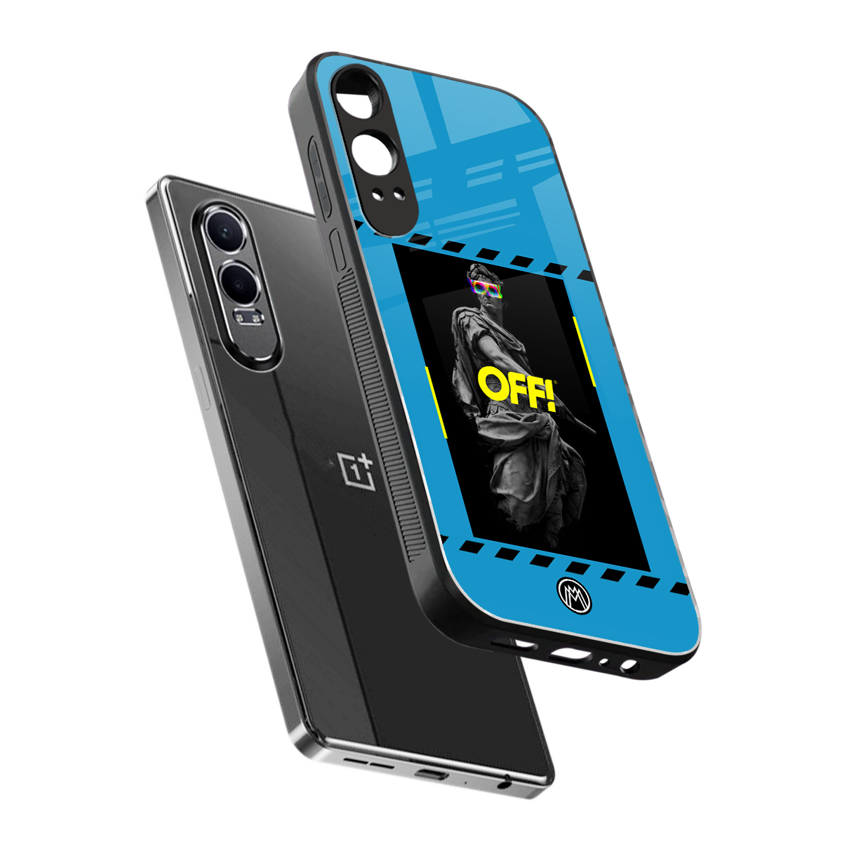 groovy caesar back phone cover | glass case for oneplus nord ce 4 lite