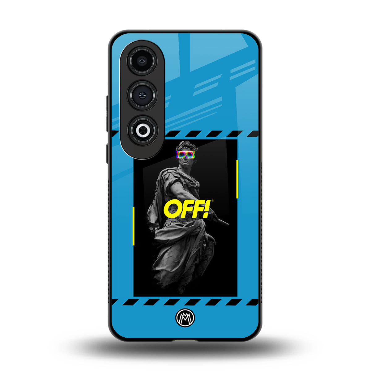 groovy caesar back phone cover | glass case for oneplus nord ce 4