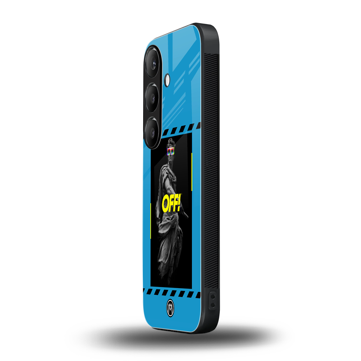 groovy caesar back phone cover | glass case for samsung galaxy s23 plus