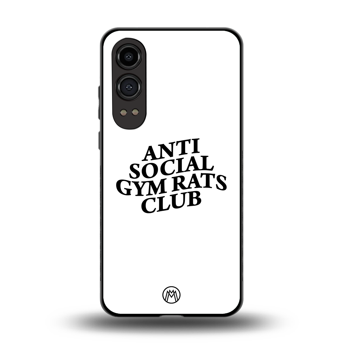 gym rats club back phone cover | glass case for oneplus nord ce 4 lite