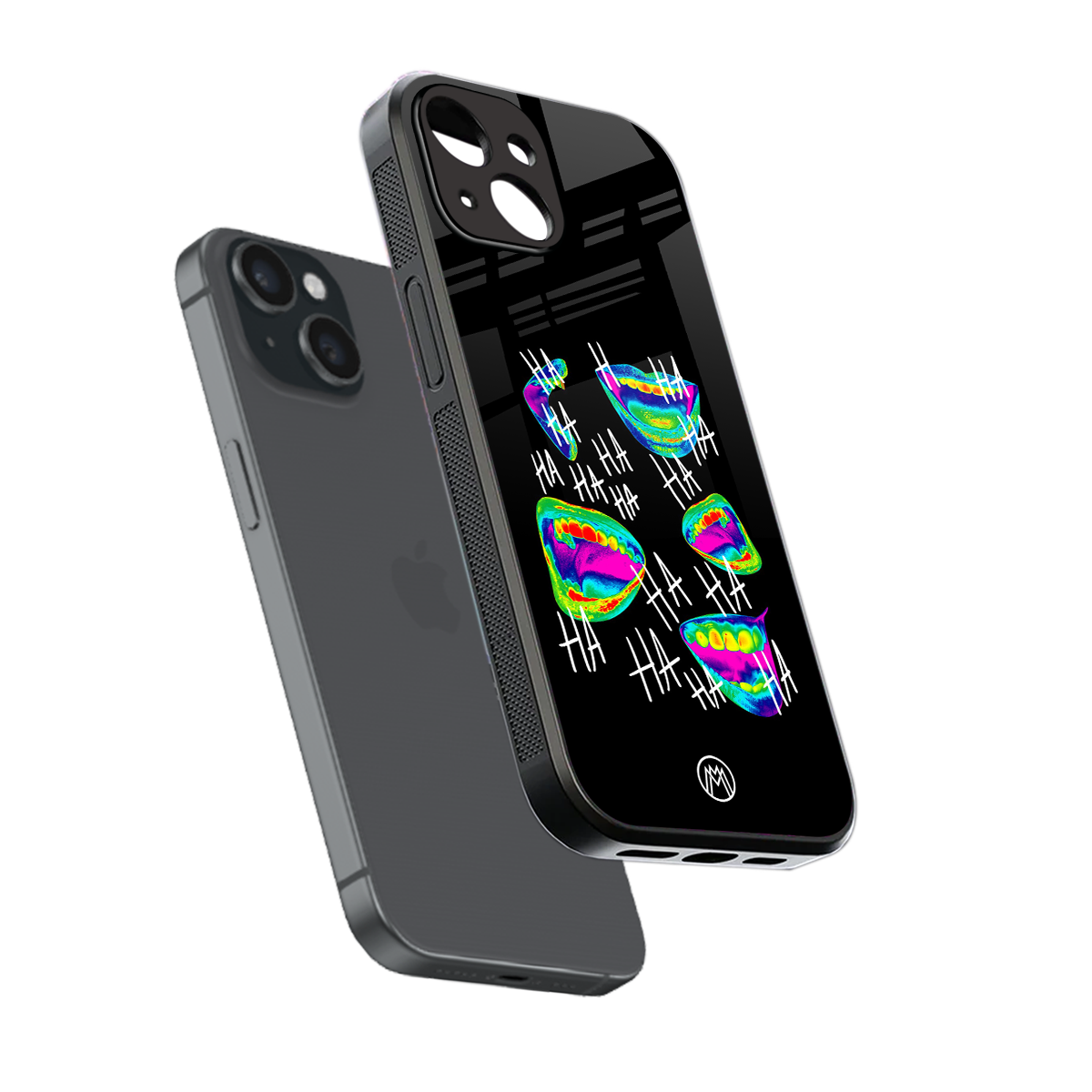 hahahahahaha back phone cover | glass case for iphone 13 mini