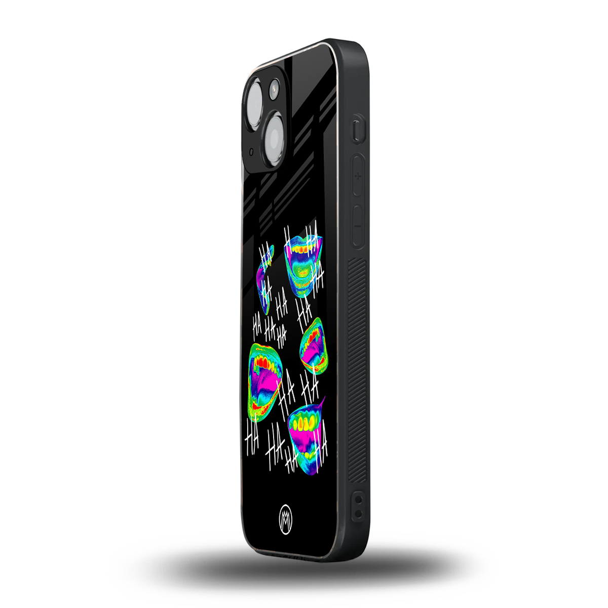 hahahahahaha back phone cover | glass case for iphone 13 mini