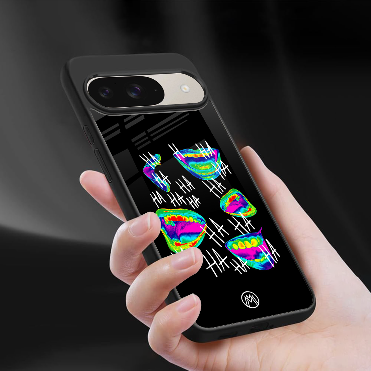 hahahahahaha back phone cover | glass case for google pixel 9