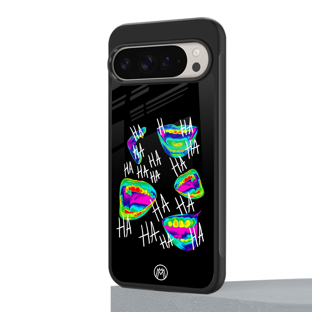 hahahahahaha back phone cover | glass case for google pixel 9 pro