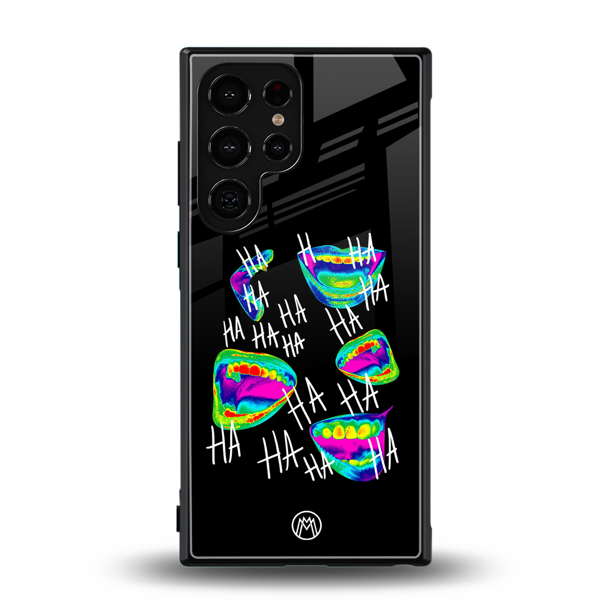 hahahahahaha back phone cover | glass case for samsung galaxy s24 ultra