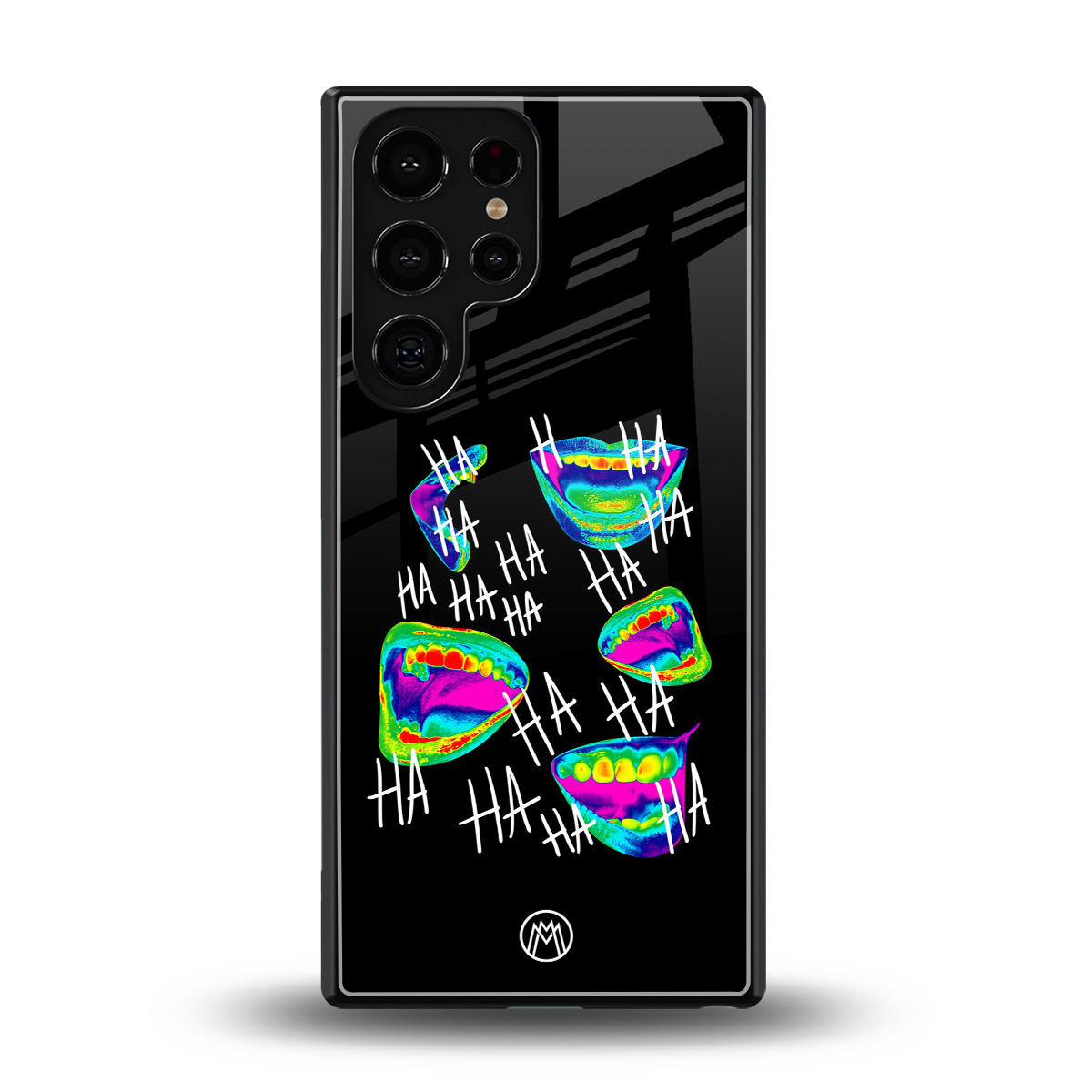 hahahahahaha back phone cover | glass case for samsung galaxy s25 ultra