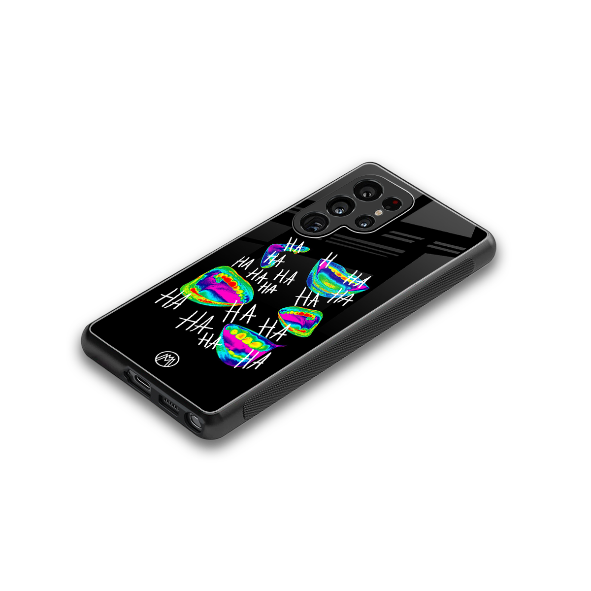 hahahahahaha back phone cover | glass case for samsung galaxy s25 ultra