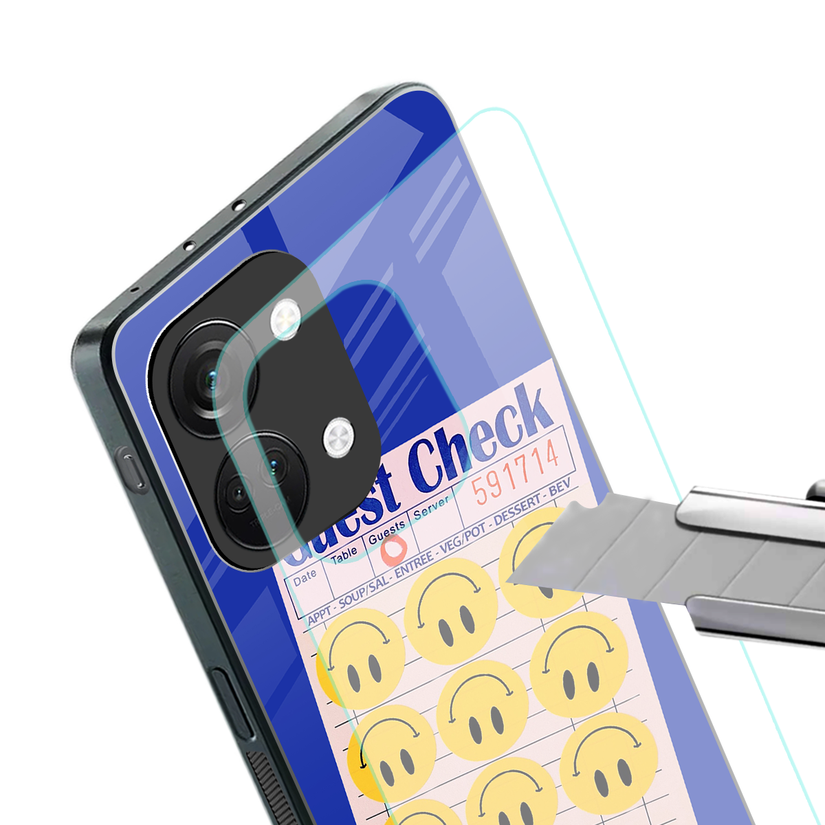 happy meals back phone cover | glass case for oneplus nord 3