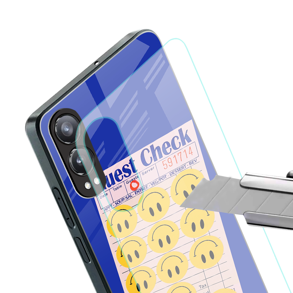 happy meals back phone cover | glass case for oneplus nord ce 4 lite