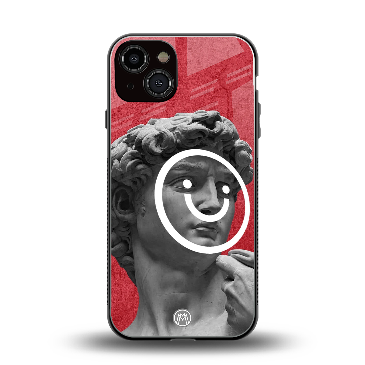 happy michelangelo back phone cover | glass case for iphone 13