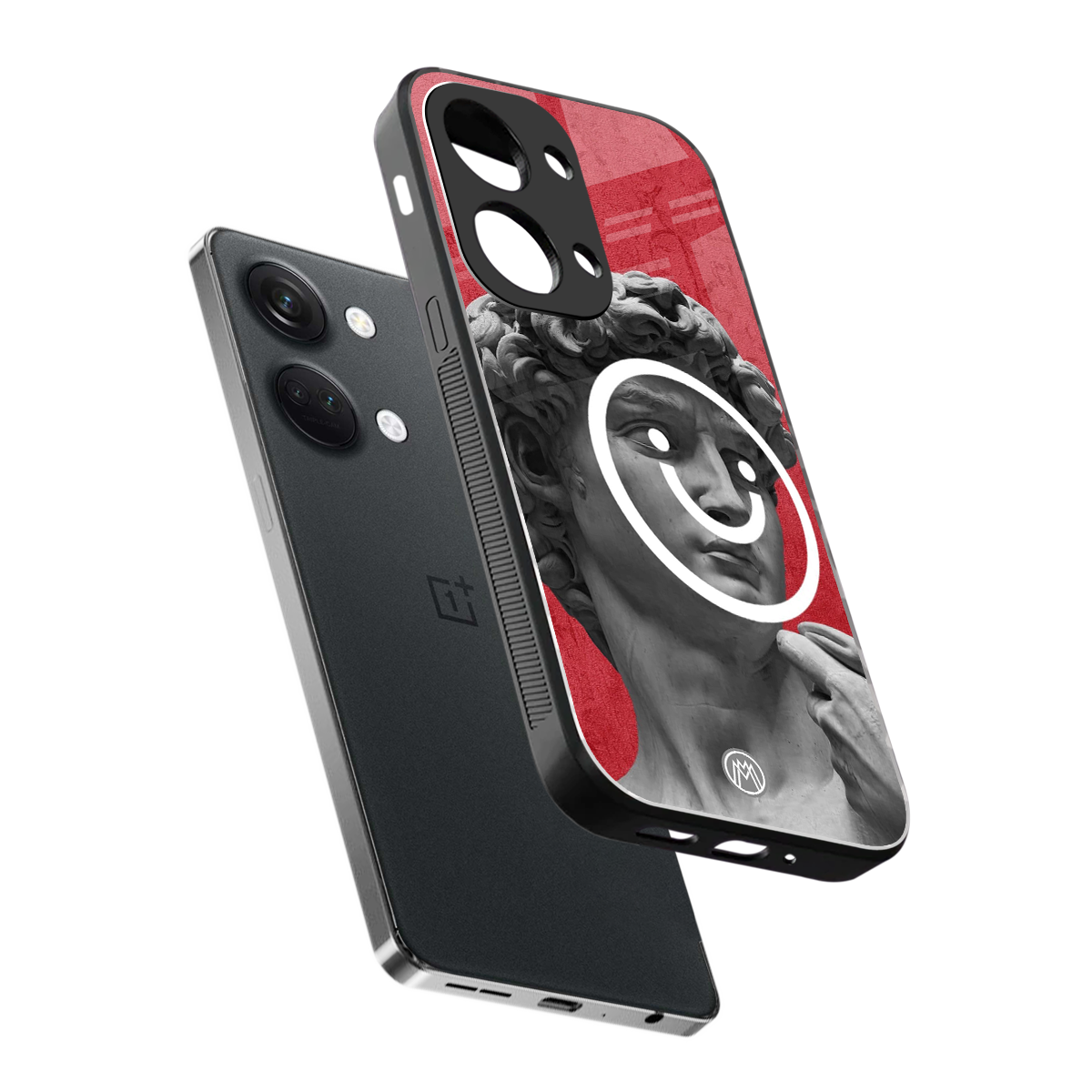 happy michelangelo back phone cover | glass case for oneplus nord 3