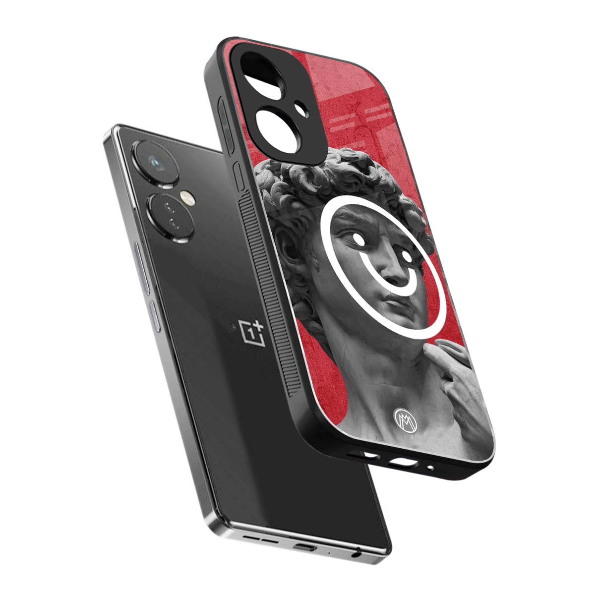 happy michelangelo back phone cover | glass case for oneplus nord ce 3