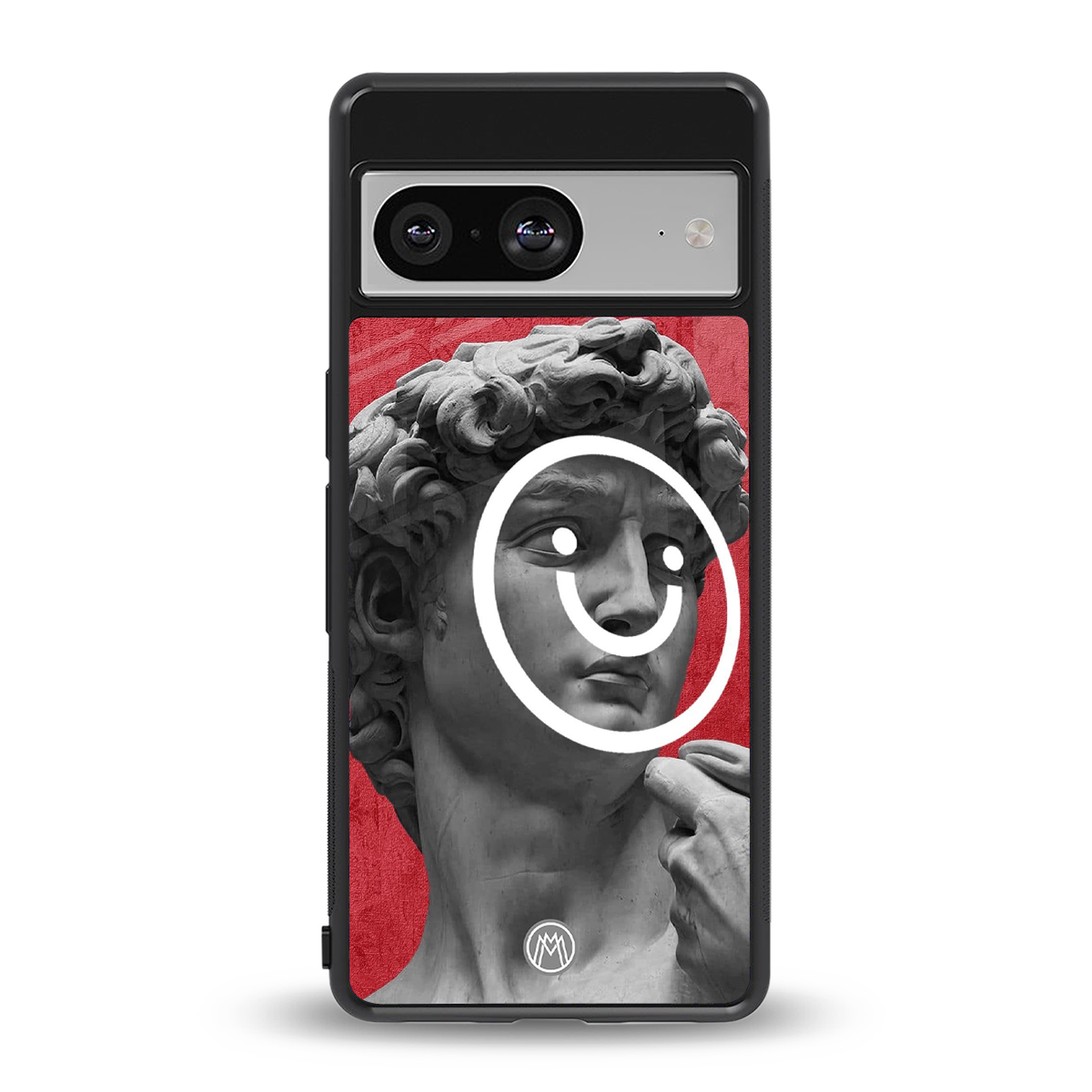happy michelangelo back phone cover | glass case for Google Pixel 8