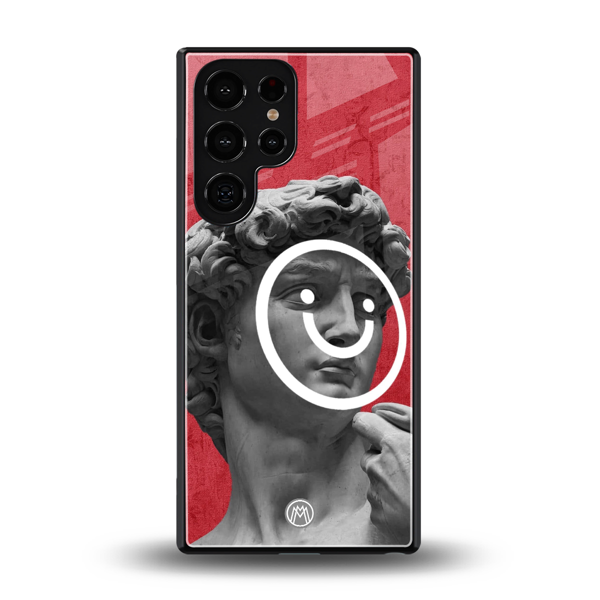 happy michelangelo back phone cover | glass case for samsung galaxy s25 ultra