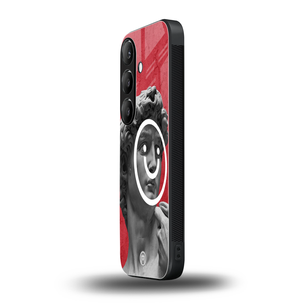 happy michelangelo back phone cover | glass case for samsung galaxy s25