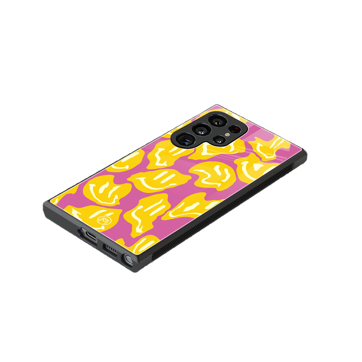 happy trip back phone cover | glass case for samsung galaxy s24 ultra