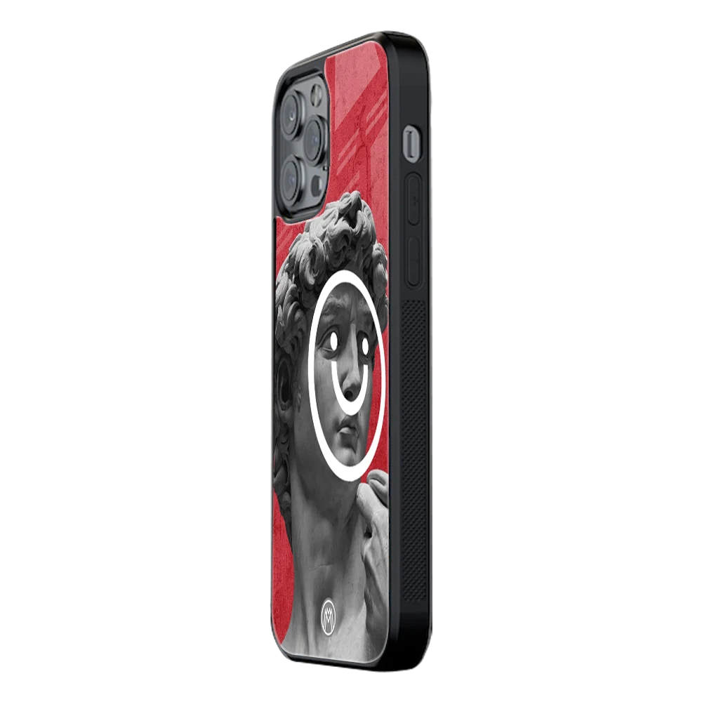Slim Glass Back Phone Case for Multiple Brands โ iPhone, Samsung, Redmi, OnePlus, Oppo, Vivo