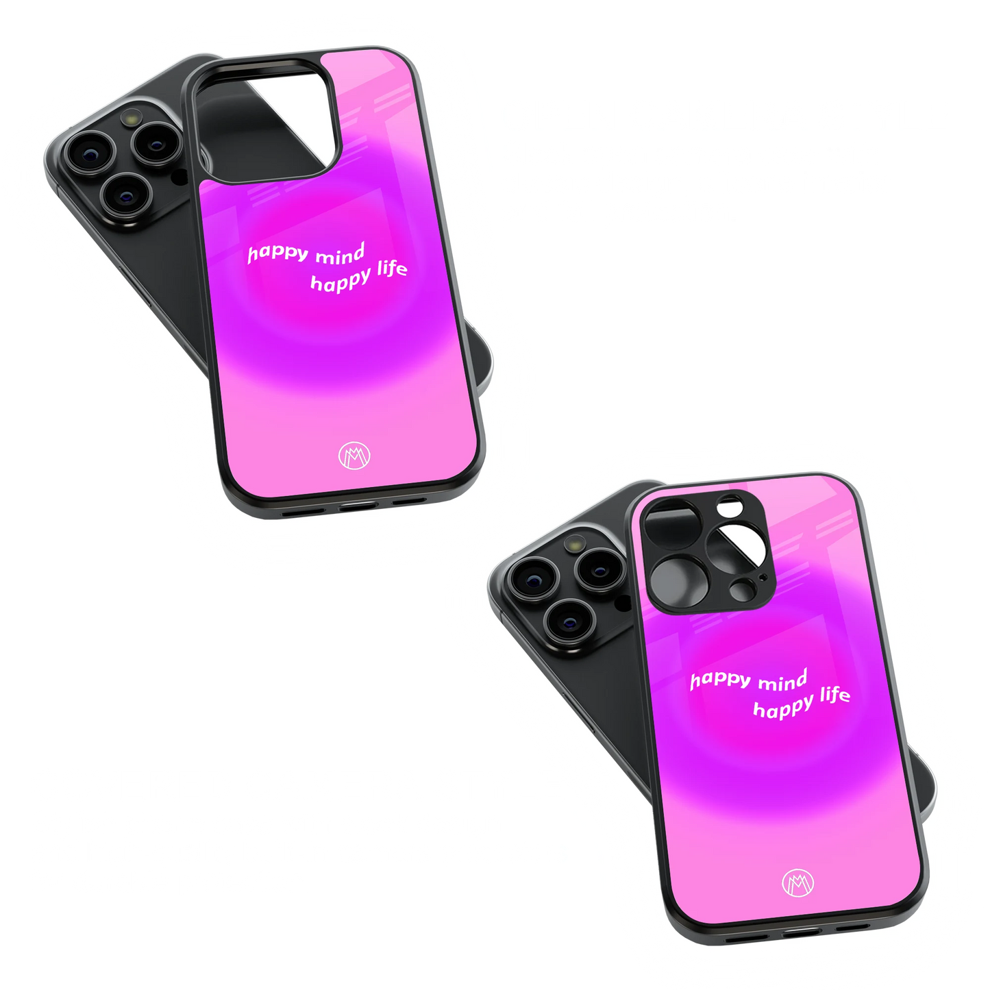 Trendy Glass Back Mobile Case for iPhone, Samsung, Redmi, OnePlus, Google Pixel, Motorola