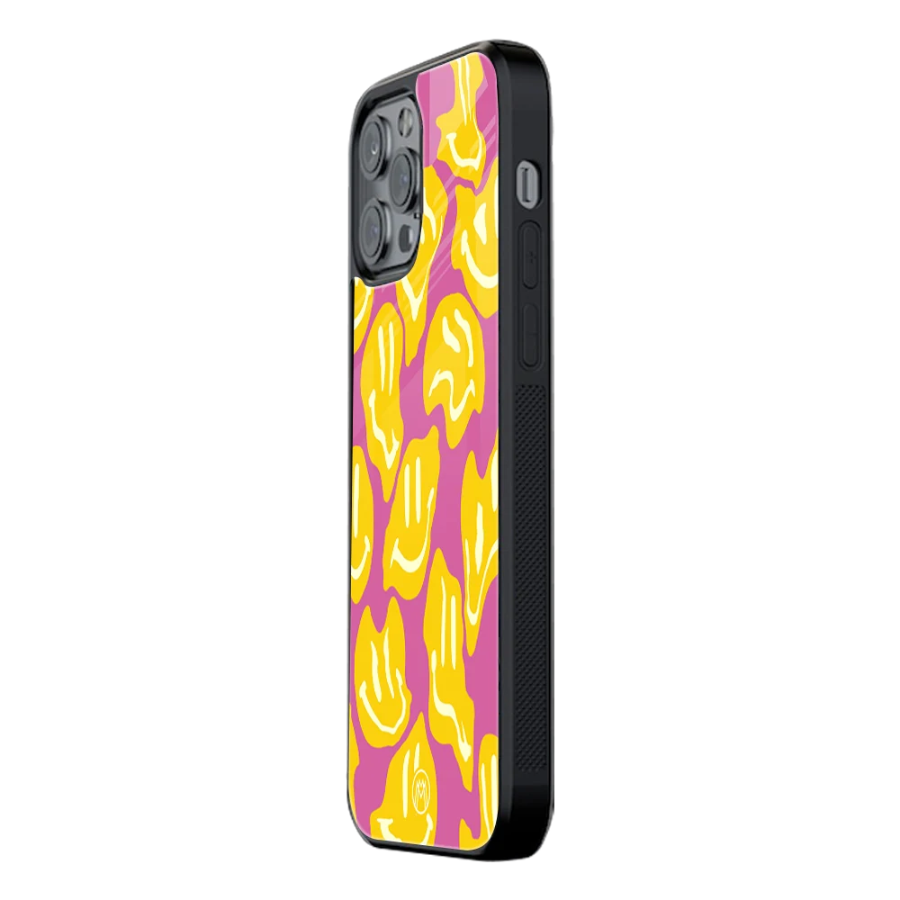 Slim Glass Back Phone Case for Multiple Brands โ iPhone, Samsung, Redmi, OnePlus, Oppo, Vivo