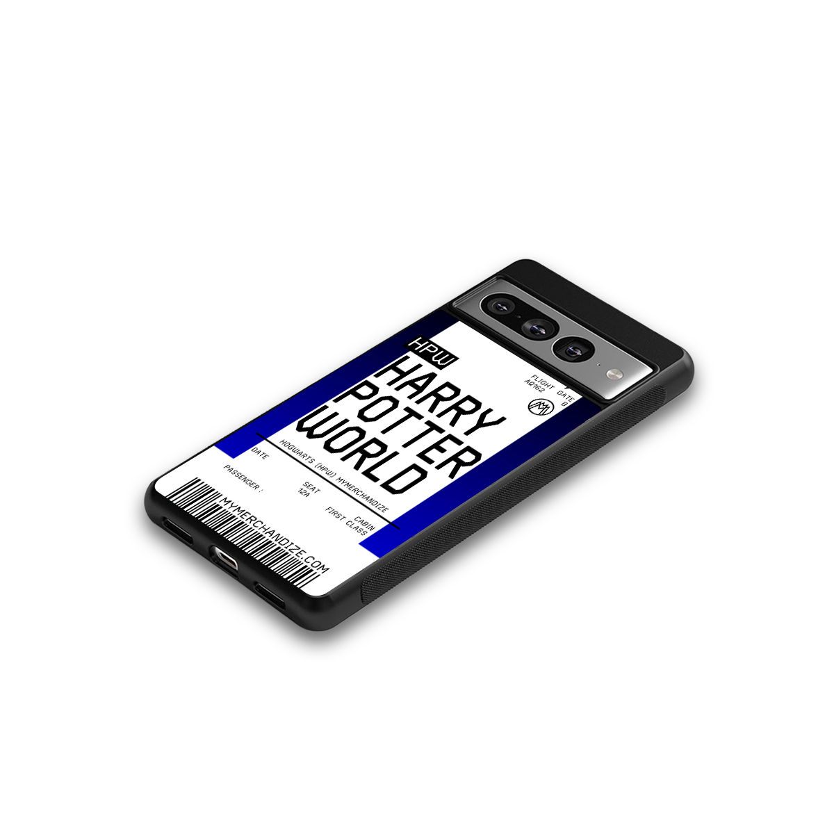 harry potter hogwarts boarding pass ticket back phone cover | glass case for google pixel 7 pro