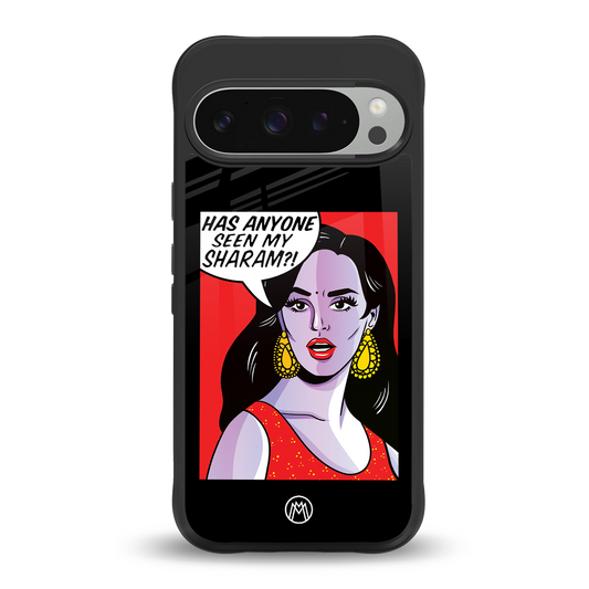 has anyone seen my sharam back phone cover | glass case for google pixel 9 pro